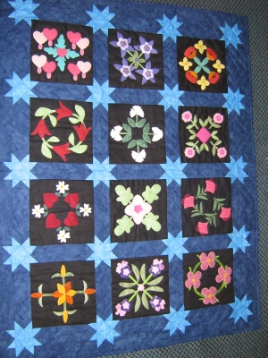 Liliane's Twilight Garden Quilt